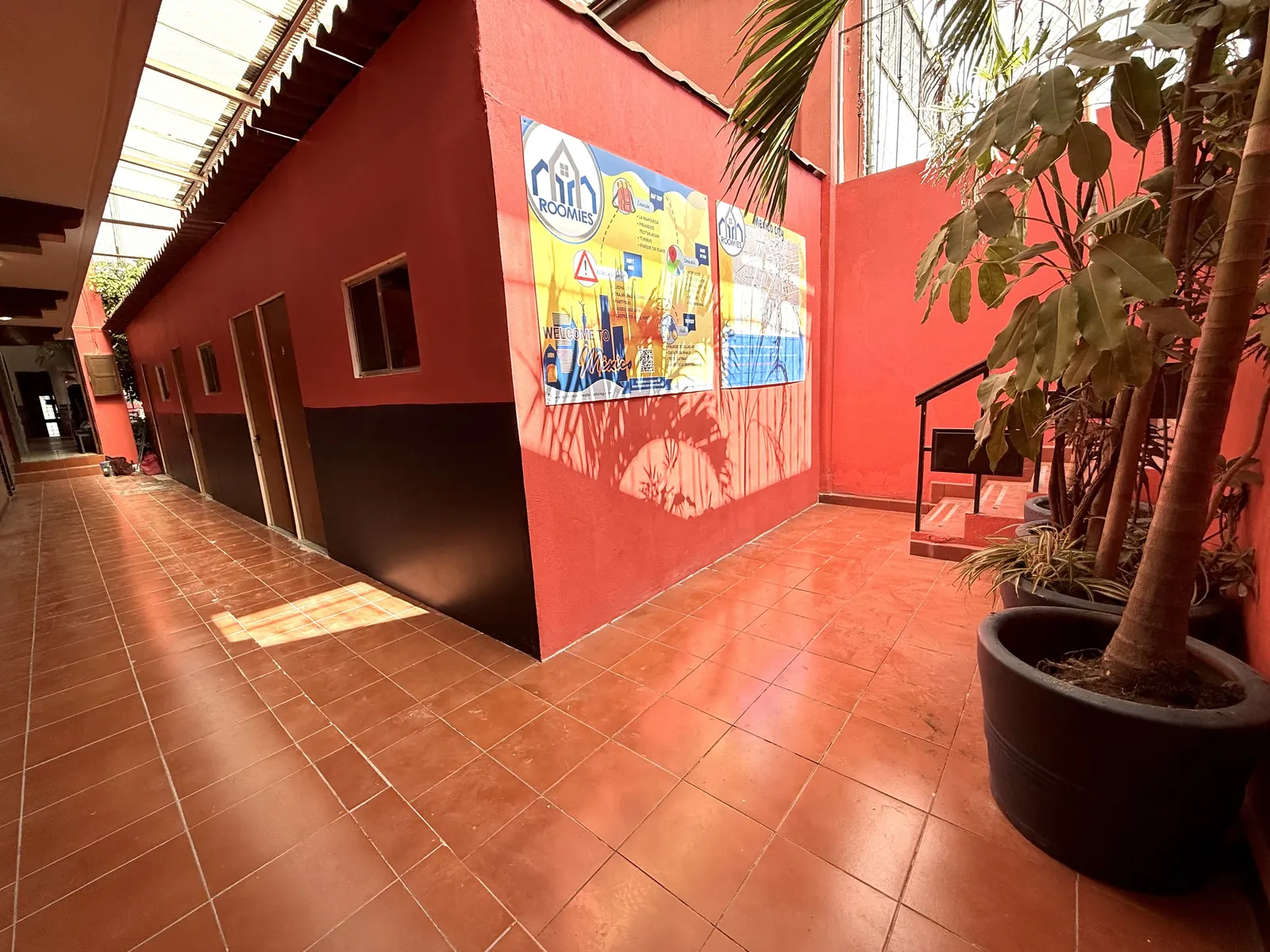 Instalaciones del Hostal Roma Norte de Roomies Express en Roma Norte, CDMX